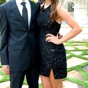 BCBGMaxazaria size 2 petite black mini dress